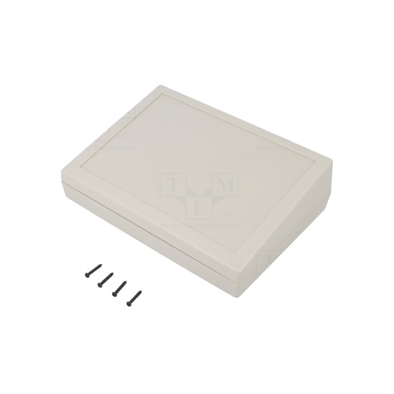 Carcasă desktop ABS gri deschis 189mm x 134mm x 54,6mm | Electronic-mag.ro | Componente Electronice Carcasă desktop ABS gri deschis 189mm x 134mm x 54,6mm | Electronic-mag.ro | Componente Electronice