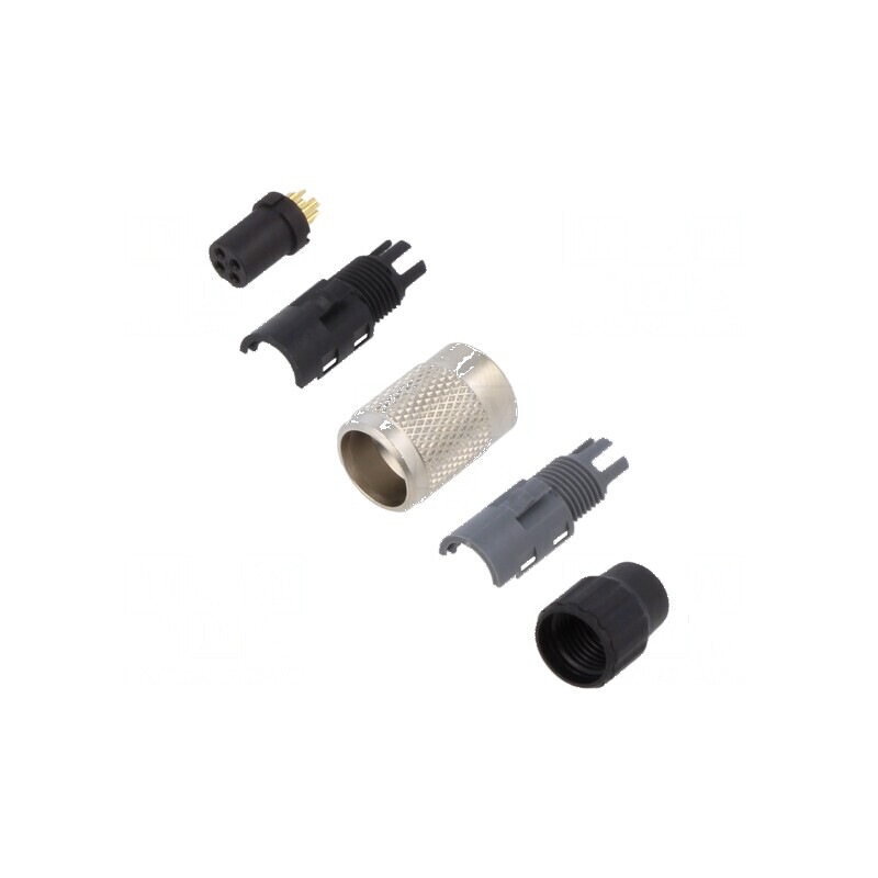 Conector M9 mamă aurit 125V IP40 4 pini pe cablu | Electronic-mag.ro | Componente Electronice Conector M9 mamă aurit 125V IP40 4 pini pe cablu | Electronic-mag.ro | Componente Electronice