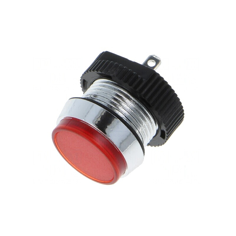 Lampă LED plată roșie 24-28VDC Ø16mm IP67 | Electronic-mag.ro | Componente Electronice Lampă LED plată roșie 24-28VDC Ø16mm IP67 | Electronic-mag.ro | Componente Electronice