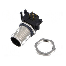 Conector M12 soclu tată A-DeviceNet / CANopen | Electronic-mag.ro | Componente Electronice
