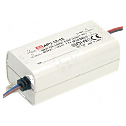 Alimentator LED 12W 15VDC 0,8A 90-264VAC IP42 | Electronic-mag.ro | Componente Electronice