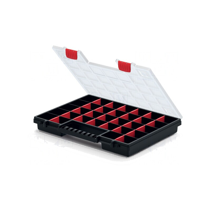 Container colectiv cu partiții negre 399x303x50mm NORS 40 | Electronic-mag.ro | Componente Electronice Container colectiv cu partiții negre 399x303x50mm NORS 40 | Electronic-mag.ro | Componente Electronice