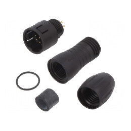 Conector circular 720 125V PIN 8 mufă tată lipire pe cablu | Electronic-mag.ro | Componente Electronice