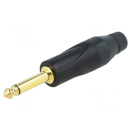 Conector Jack 6.3mm Mufă Tată Mono Piste 2 Drept pe Cablu | Electronic-mag.ro | Componente Electronice