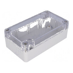 Carcasă universală policarbonat IP65 65mm x 115mm x 40mm | Electronic-mag.ro | Componente Electronice