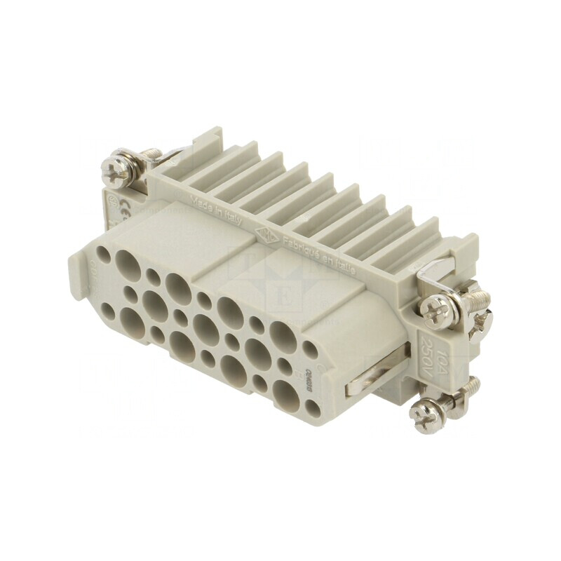 Conector HDC inserturi contact mamă CD PIN 25 10A PE | Electronic-mag.ro | Componente Electronice