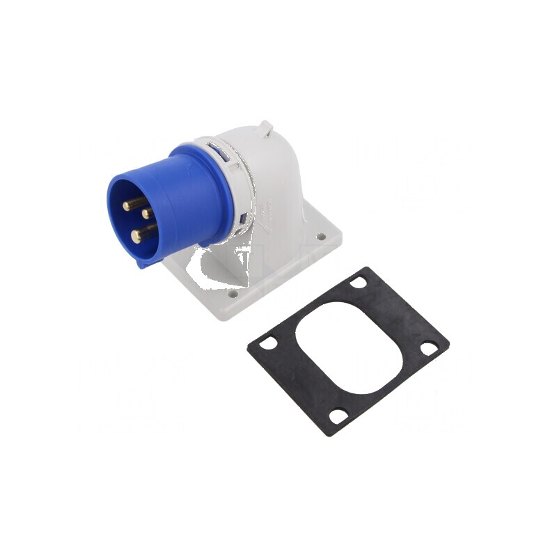 Conector alimentare AC 16A 230VAC IEC 60309 IP44 soclu tată | Electronic-mag.ro | Componente Electronice