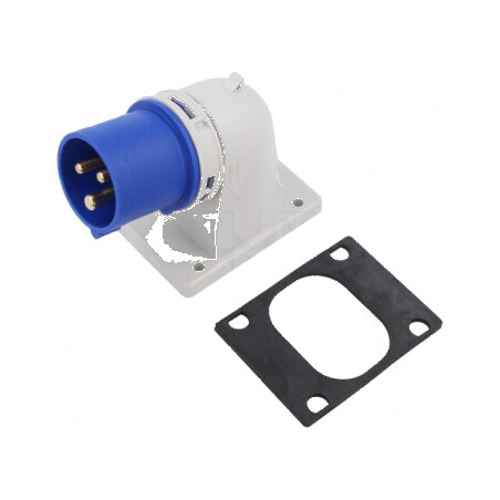 Conector alimentare AC 16A 230VAC IEC 60309 IP44 soclu tată | Electronic-mag.ro | Componente Electronice