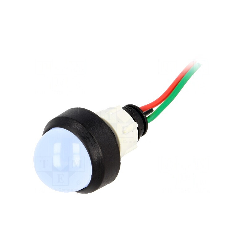 Lampă LED convexă albastră 24VDC 24VAC Ø13mm IP40 | Electronic-mag.ro | Componente Electronice Lampă LED convexă albastră 24VDC 24VAC Ø13mm IP40 | Electronic-mag.ro | Componente Electronice