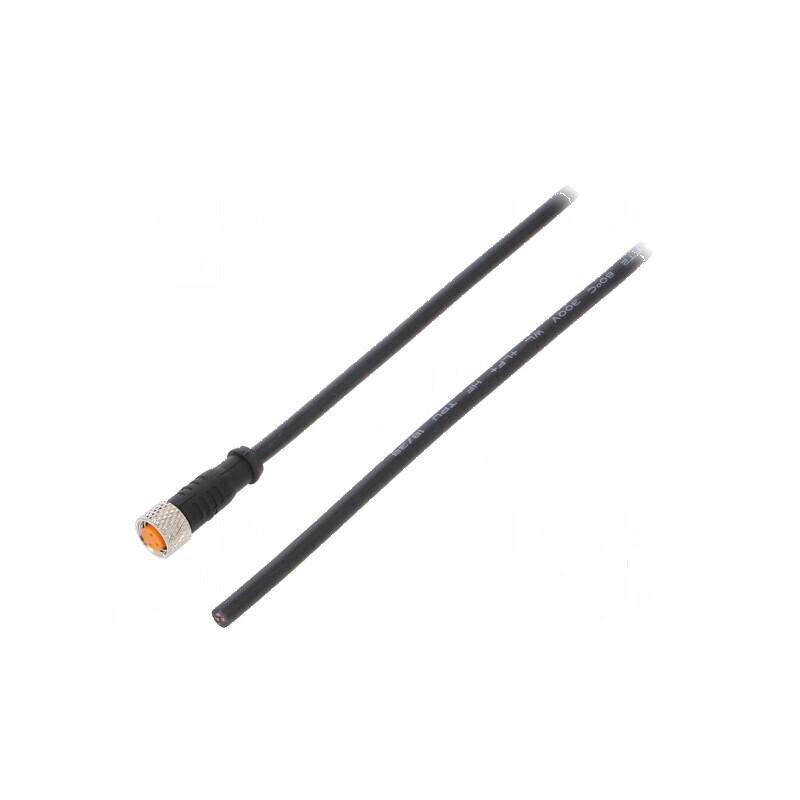 Cablu M8 PIN 3 drept 2m mufă 50VAC 4A 0800 PUR | Electronic-mag.ro | Componente Electronice Cablu M8 PIN 3 drept 2m mufă 50VAC 4A 0800 PUR | Electronic-mag.ro | Componente Electronice