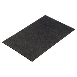 Burete electroconductor ESD 555mm x 355mm x 6mm negru | Electronic-mag.ro | Componente Electronice