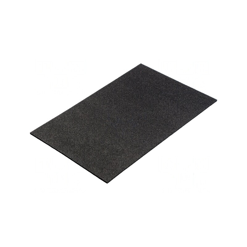 Burete electroconductor ESD 555mm x 355mm x 6mm negru | Electronic-mag.ro | Componente Electronice
