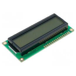 Afișaj LCD alfanumeric FSTN 16x2 gri 80x36x13,5mm | Electronic-mag.ro | Componente Electronice