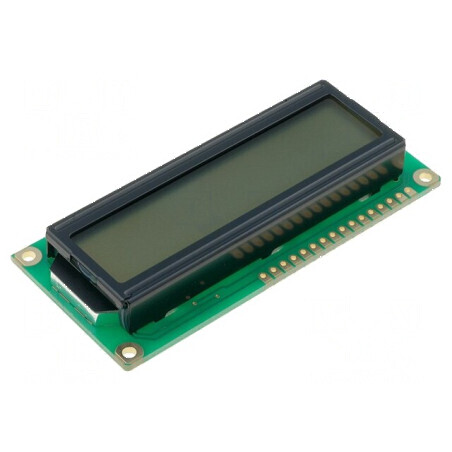 Afișaj LCD alfanumeric FSTN 16x2 gri 80x36x13,5mm | Electronic-mag.ro | Componente Electronice