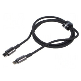 Cablu USB 2.0 Apple Lightning și USB C, 1m, High Speed | Electronic-mag.ro | Componente Electronice