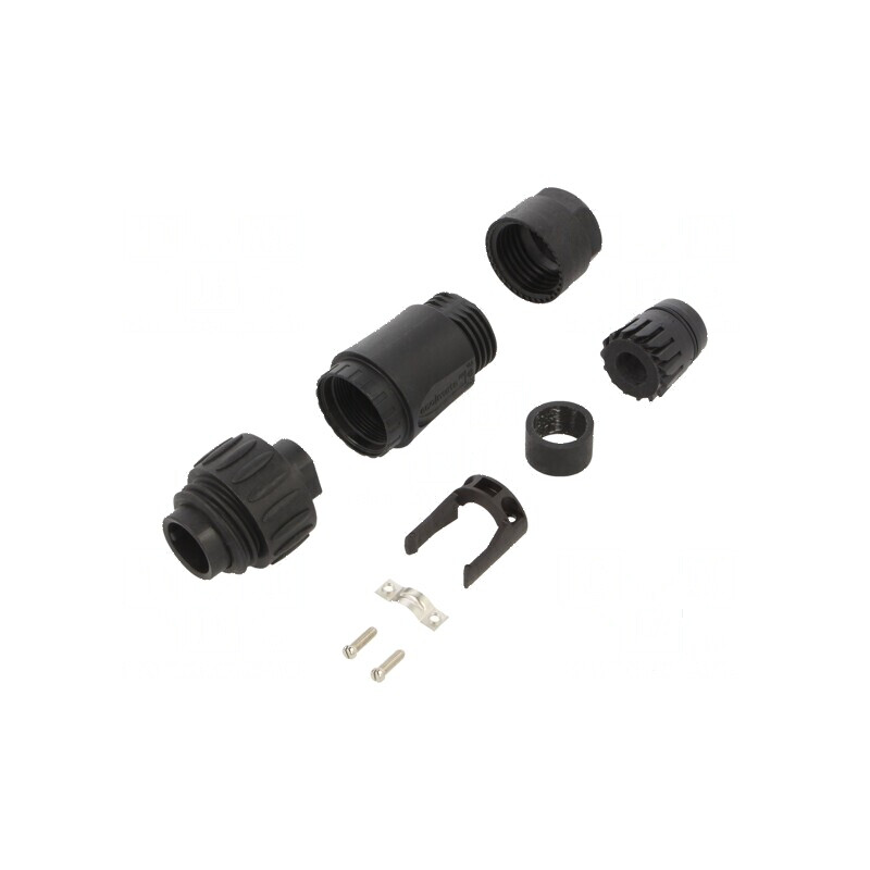 Conector circular mufa pe cablu PIN 7 tată fără contacte | Electronic-mag.ro | Componente Electronice