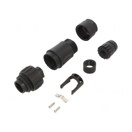 Conector circular mufa pe cablu PIN 7 tată fără contacte | Electronic-mag.ro | Componente Electronice