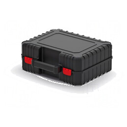 Valijoară unelte neagră polimer HEAVY 384x335x144mm 10kg | Electronic-mag.ro | Componente Electronice
