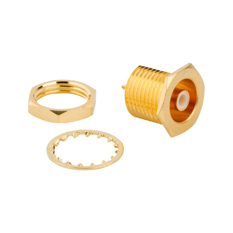 Conector SMB soclu tată drept 50Ω PTFE aurit | Electronic-mag.ro | Componente Electronice Conector SMB soclu tată drept 50Ω PTFE aurit | Electronic-mag.ro | Componente Electronice