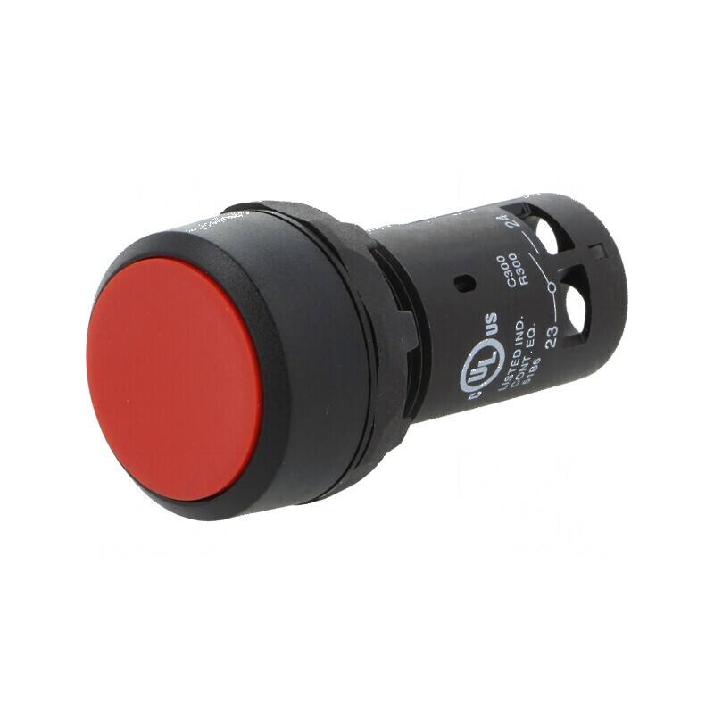 Comutator apăsare 22mm 1 NO roșu Poz.i stabil | Electronic-mag.ro | Componente Electronice Comutator apăsare 22mm 1 NO roșu Poz.i stabil | Electronic-mag.ro | Componente Electronice