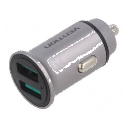Alimentator USB A x2 Tens 12-24VDC 3.4A | Electronic-mag.ro | Componente Electronice