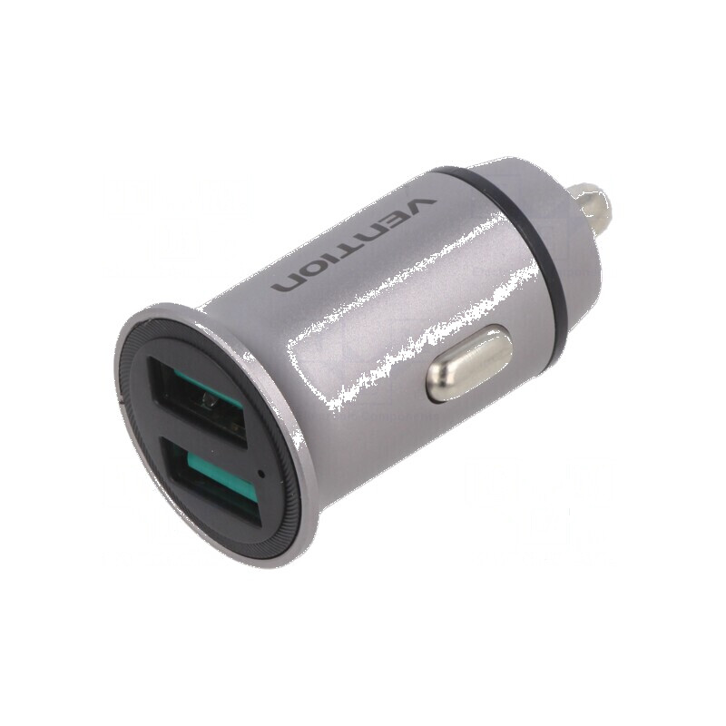 Alimentator USB A x2 Tens 12-24VDC 3.4A | Electronic-mag.ro | Componente Electronice