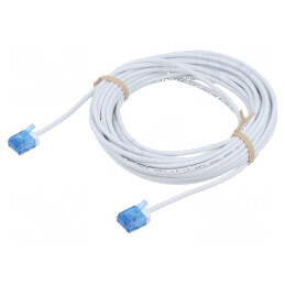 Cablul Patch U/UTP 6a 15m Alb LSZH 32AWG | Electronic-mag.ro | Componente Electronice