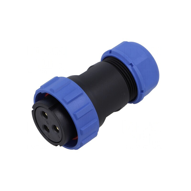 Mufă SY29 mamă 3 pini IP67 50A pentru lipire pe cablu 500V 10mm² | Electronic-mag.ro | Componente Electronice Mufă SY29 mamă 3 pini IP67 50A pentru lipire pe cablu 500V 10mm² | Electronic-mag.ro | Componente Electronice