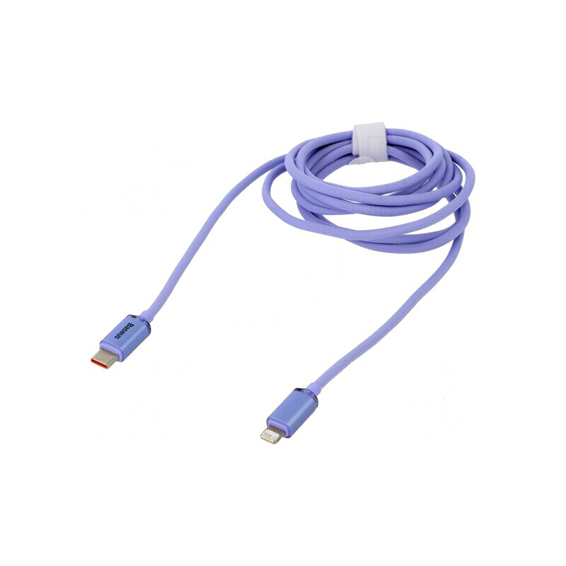 Cablu USB 2.0 Apple Lightning și USB-C 2m violet 20W | Electronic-mag.ro | Componente Electronice Cablu USB 2.0 Apple Lightning și USB-C 2m violet 20W | Electronic-mag.ro | Componente Electronice