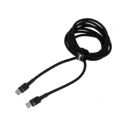 Cablu USB C 2m High Speed 100W USB 2.0 | Electronic-mag.ro | Componente Electronice