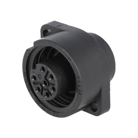 Conector circular soclu mamă IP67, 7 pini, 250V | Electronic-mag.ro | Componente Electronice