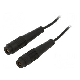 Cablu de măsurare 60VDC 30VAC 19A 1m negru | Electronic-mag.ro | Componente Electronice