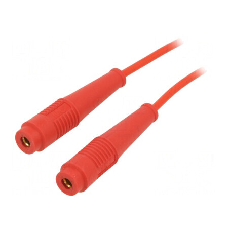Cablu de măsurare 60VDC 30VAC 19A 1m roşu cu izolaţie | Electronic-mag.ro | Componente Electronice