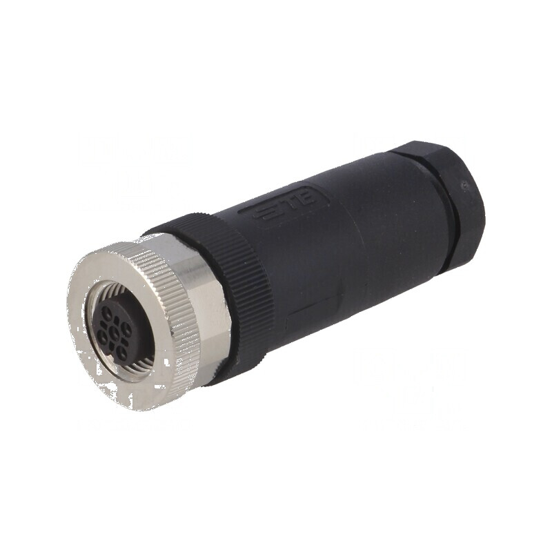 Conector M12 mufă PIN 5 mamă A-DeviceNet CANopen IP67 | Electronic-mag.ro | Componente Electronice