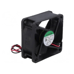 Ventilator DC axial 24V 60x60x25mm 39,93m3/h 35,1dBA cu bilă | Electronic-mag.ro | Componente Electronice