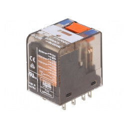 Releu electromagnetic 4PDT 12VDC 6A | Electronic-mag.ro | Componente Electronice