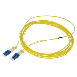 Patch cord fibră optică OS2 LC/UPC 5m LSZH | Electronic-mag.ro | Componente Electronice
