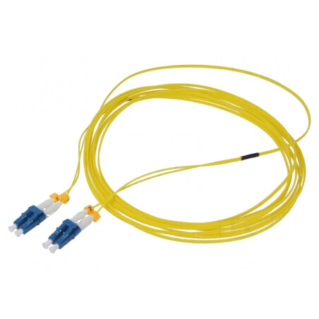 Patch cord fibră optică OS2 LC/UPC 5m LSZH | Electronic-mag.ro | Componente Electronice