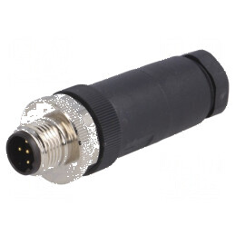 Conector M12 5 PIN tată B-Profibus pe cablu IP67 | Electronic-mag.ro | Componente Electronice