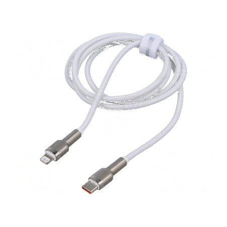 Cablu USB 2.0 Apple Lightning la USB C, 1m, High Speed | Electronic-mag.ro | Componente Electronice