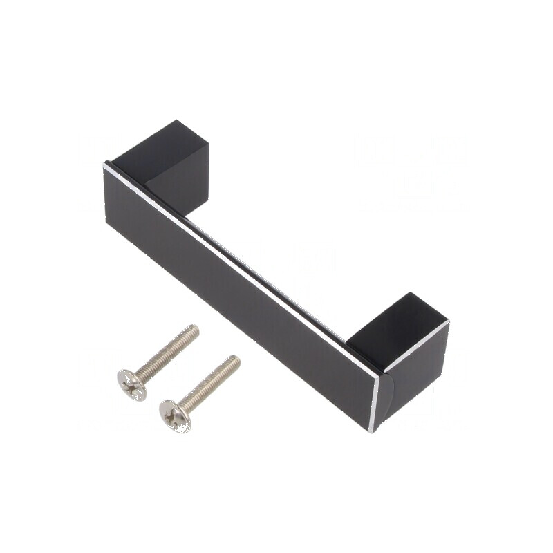 Suport aluminiu negru 30mm x 111mm x 25mm cu manetă | Electronic-mag.ro | Componente Electronice Suport aluminiu negru 30mm x 111mm x 25mm cu manetă | Electronic-mag.ro | Componente Electronice