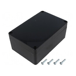 Carcasă universală 90mm X 135mm Y 55mm Z cu bucșă din alamă | Electronic-mag.ro | Componente Electronice