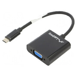 Cablu adaptor USB 3.1 USB C la VGA 0,15m | Electronic-mag.ro | Componente Electronice