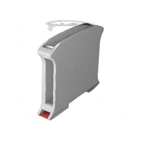 Carcasă pentru şină DIN 101mm X 17,5mm Z 80,2mm gri | Electronic-mag.ro | Componente Electronice