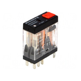 Releu electromagnetic DPDT 24VAC 5A | Electronic-mag.ro | Componente Electronice