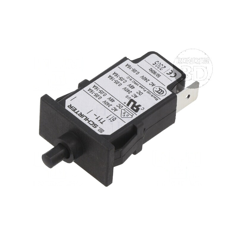 Întrerupător de supracurent Unom 240VAC 48VDC 1,5A SPST MCB | Electronic-mag.ro | Componente Electronice