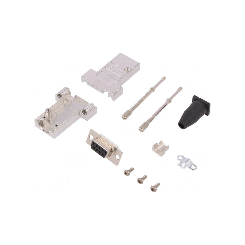 Mufă mamă D-Sub 9 PIN lipire pe cablu neagră - Kit complet | Electronic-mag.ro | Componente Electronice Mufă mamă D-Sub 9 PIN lipire pe cablu neagră - Kit complet | Electronic-mag.ro | Componente Electronice