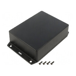 Carcasă universală 94mm x 121mm x 38mm cu lame de fixare | Electronic-mag.ro | Componente Electronice