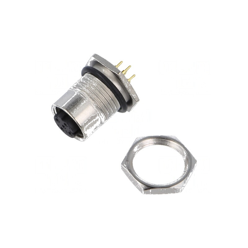 Conector M12 soclu mamă D-Ethernet PIN 4 | Electronic-mag.ro | Componente Electronice Conector M12 soclu mamă D-Ethernet PIN 4 | Electronic-mag.ro | Componente Electronice