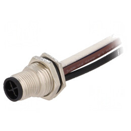 Conector M12 soclu PIN 4 tată S-Power cabluri IP67 12A | Electronic-mag.ro | Componente Electronice